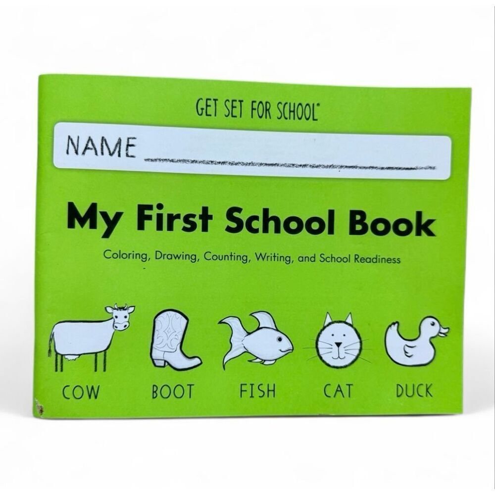 New Learning Without Tears My First School Book Writing Counting Coloring Book